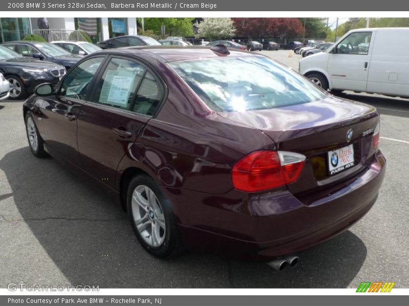Barbera Red Metallic / Cream Beige 2008 BMW 3 Series 328xi Sedan