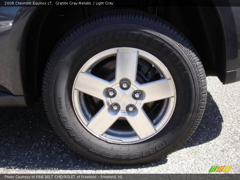 Granite Gray Metallic / Light Gray 2008 Chevrolet Equinox LT