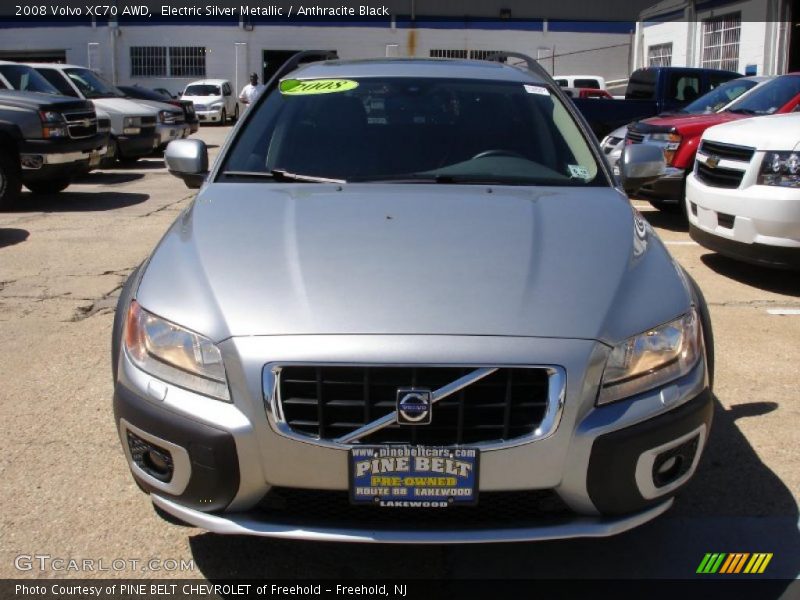Electric Silver Metallic / Anthracite Black 2008 Volvo XC70 AWD
