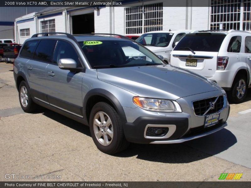 Electric Silver Metallic / Anthracite Black 2008 Volvo XC70 AWD