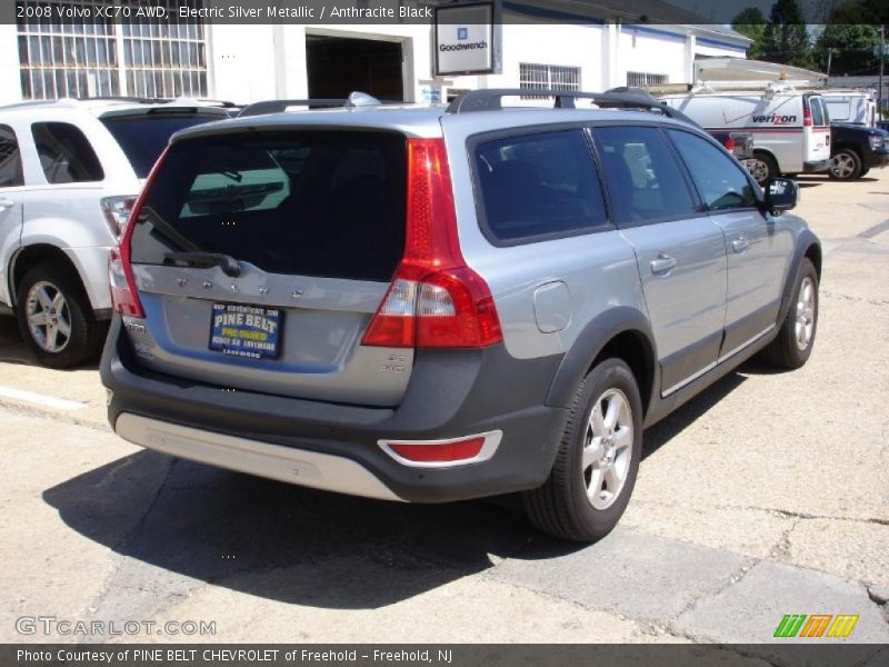 Electric Silver Metallic / Anthracite Black 2008 Volvo XC70 AWD