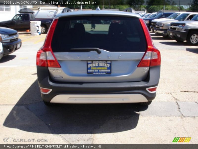 Electric Silver Metallic / Anthracite Black 2008 Volvo XC70 AWD
