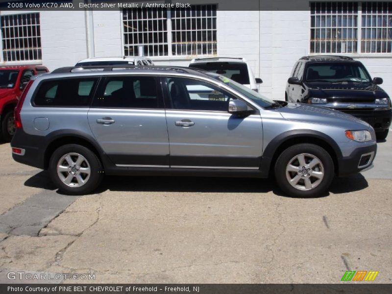 Electric Silver Metallic / Anthracite Black 2008 Volvo XC70 AWD