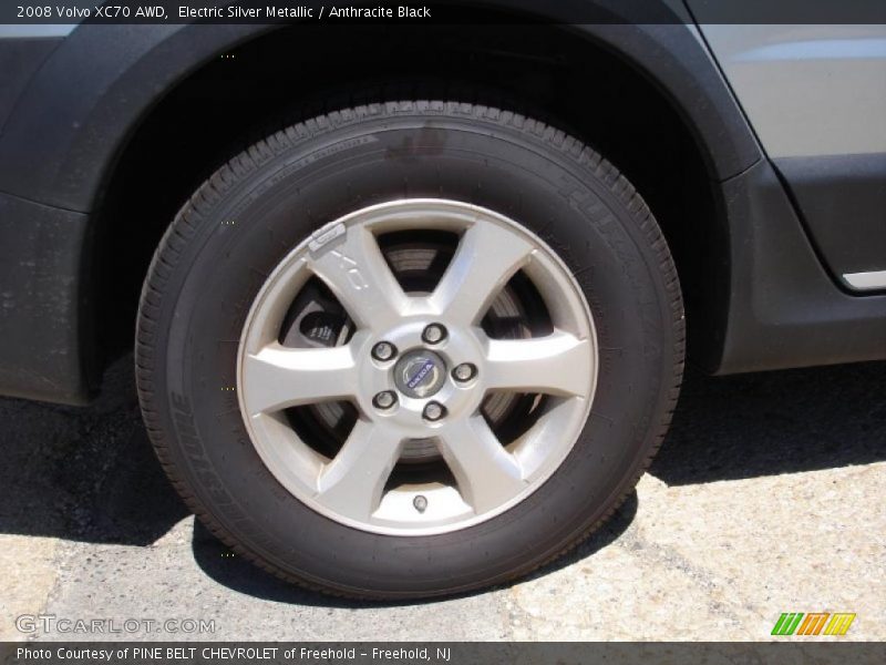 Electric Silver Metallic / Anthracite Black 2008 Volvo XC70 AWD