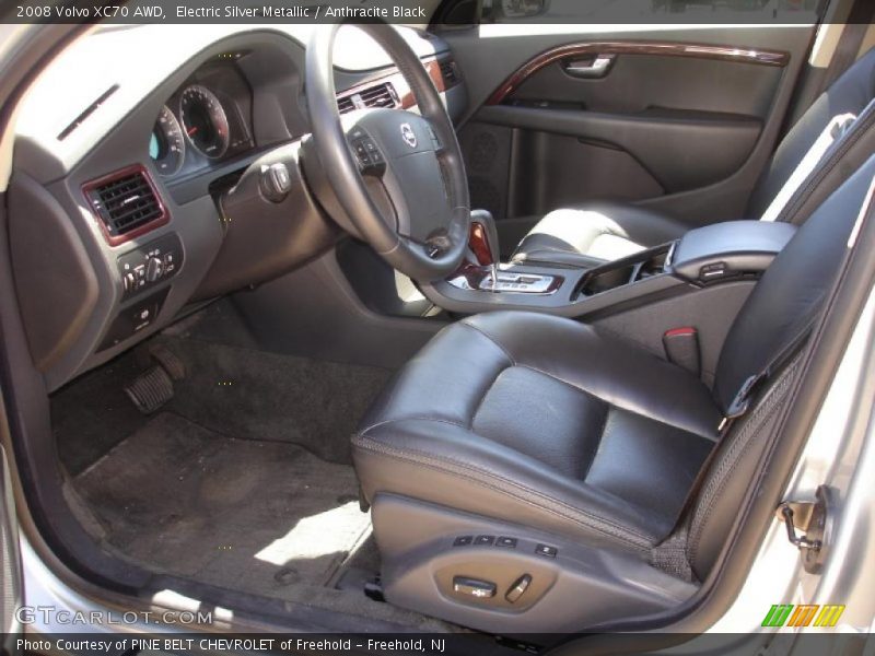 Electric Silver Metallic / Anthracite Black 2008 Volvo XC70 AWD