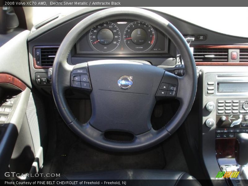 Electric Silver Metallic / Anthracite Black 2008 Volvo XC70 AWD