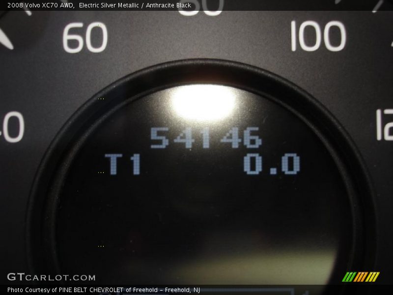 Electric Silver Metallic / Anthracite Black 2008 Volvo XC70 AWD