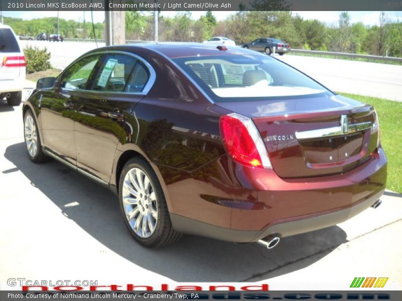 Cinnamon Metallic / Light Camel/Olive Ash 2010 Lincoln MKS EcoBoost AWD