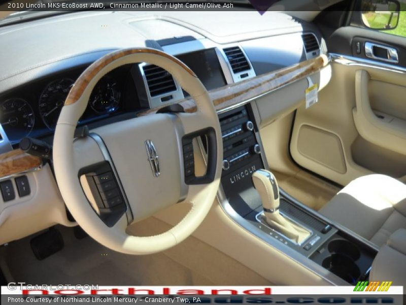 Cinnamon Metallic / Light Camel/Olive Ash 2010 Lincoln MKS EcoBoost AWD