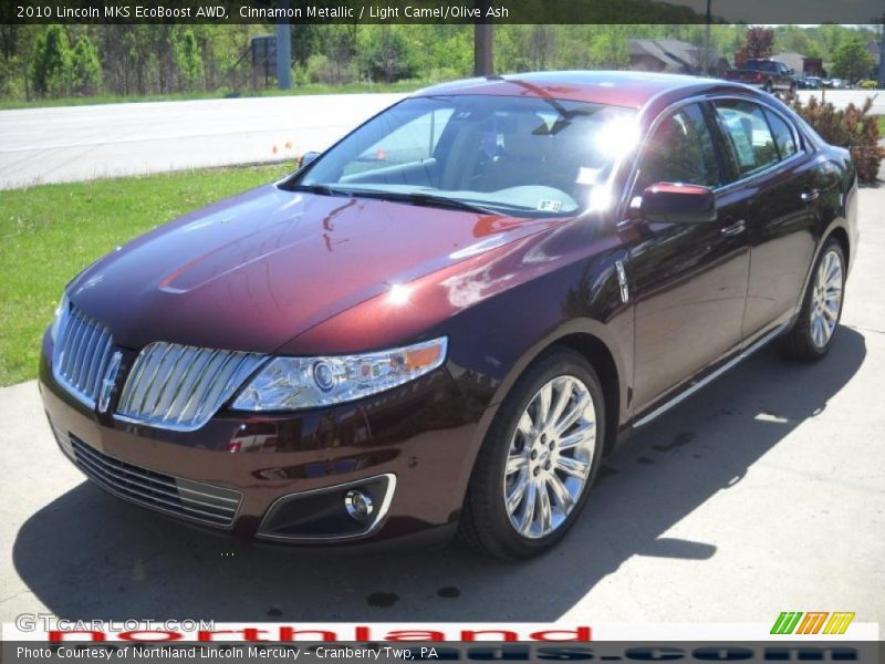 Cinnamon Metallic / Light Camel/Olive Ash 2010 Lincoln MKS EcoBoost AWD