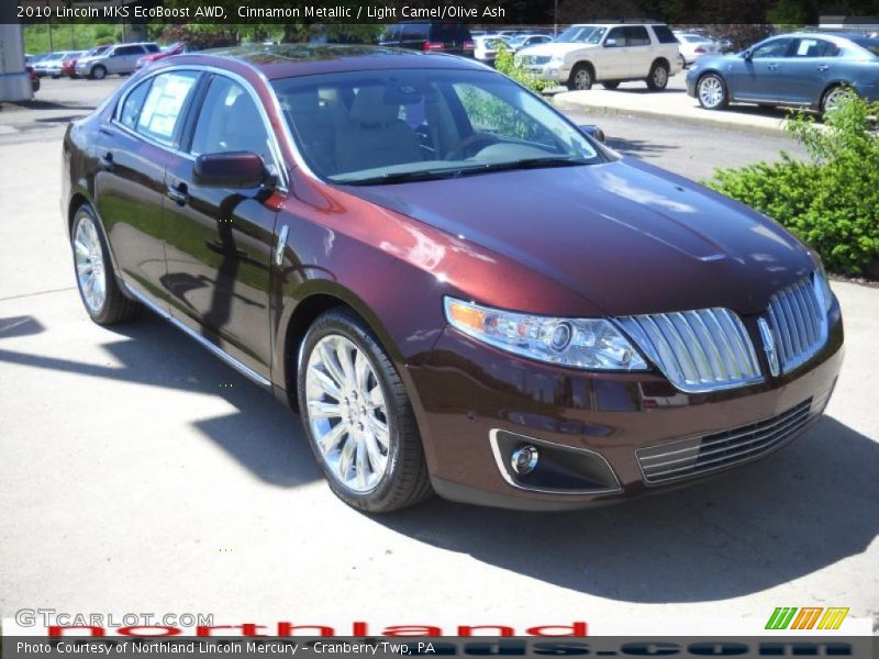 Cinnamon Metallic / Light Camel/Olive Ash 2010 Lincoln MKS EcoBoost AWD