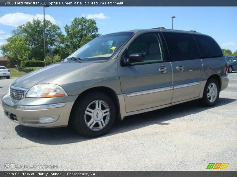 Spruce Green Metallic / Medium Parchment 2003 Ford Windstar SEL