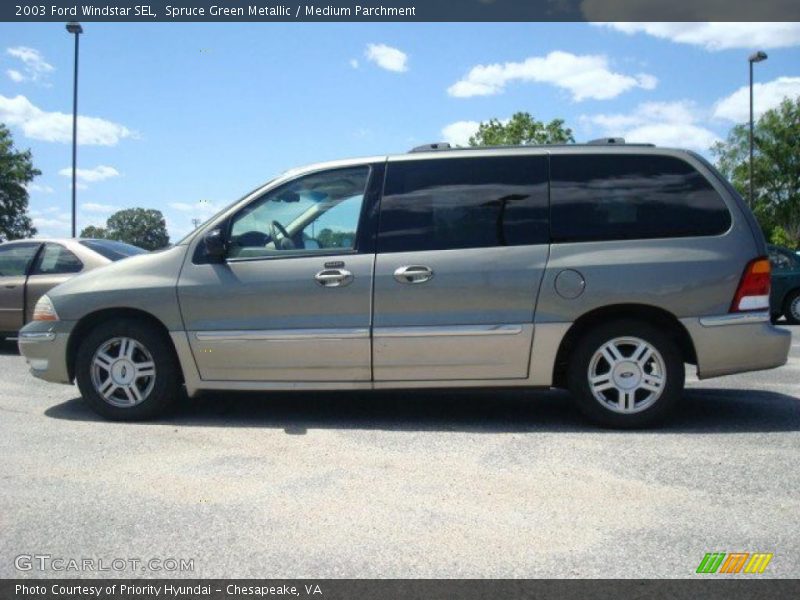 Spruce Green Metallic / Medium Parchment 2003 Ford Windstar SEL
