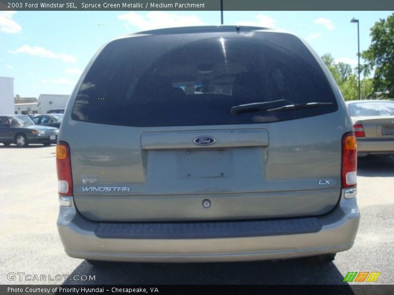 Spruce Green Metallic / Medium Parchment 2003 Ford Windstar SEL