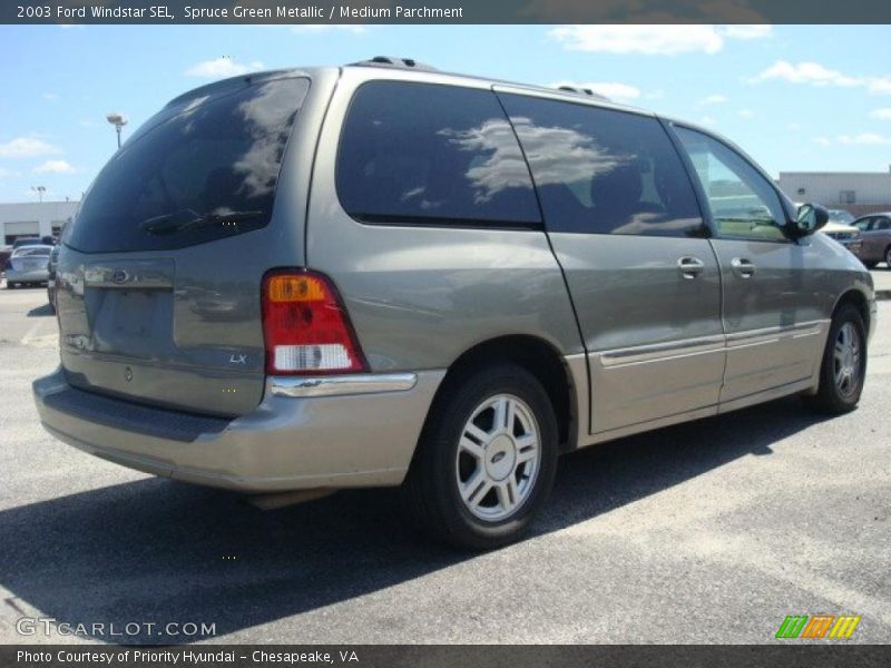 Spruce Green Metallic / Medium Parchment 2003 Ford Windstar SEL