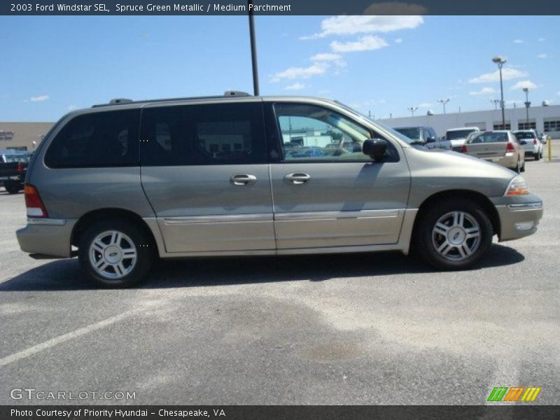 Spruce Green Metallic / Medium Parchment 2003 Ford Windstar SEL