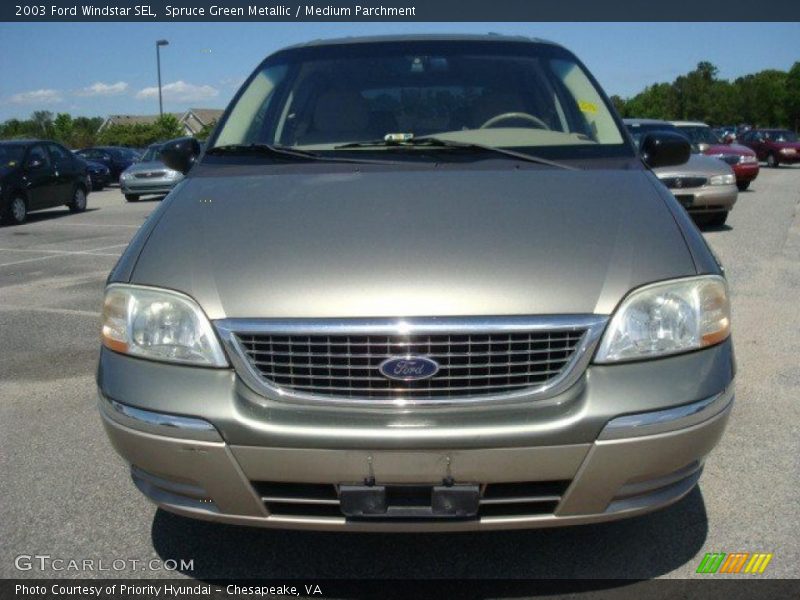 Spruce Green Metallic / Medium Parchment 2003 Ford Windstar SEL