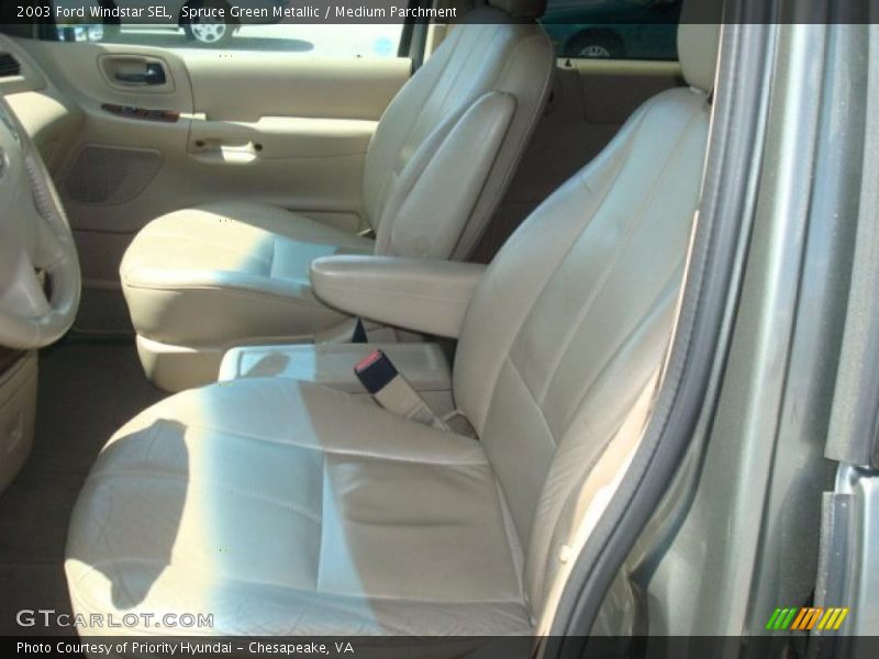 Spruce Green Metallic / Medium Parchment 2003 Ford Windstar SEL