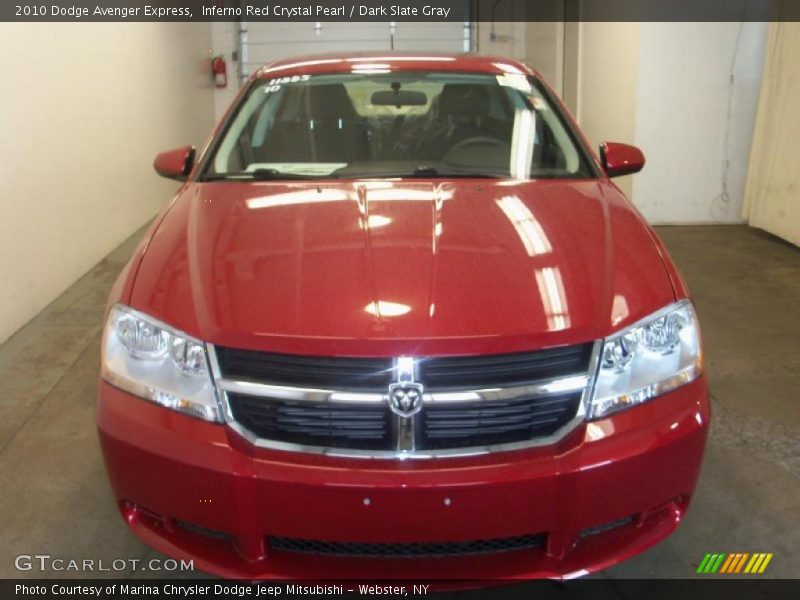 Inferno Red Crystal Pearl / Dark Slate Gray 2010 Dodge Avenger Express