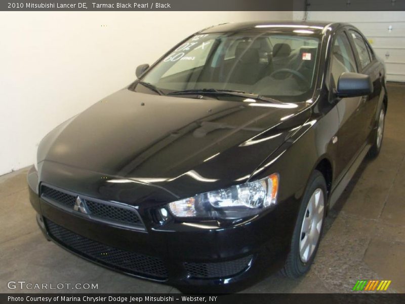 Tarmac Black Pearl / Black 2010 Mitsubishi Lancer DE