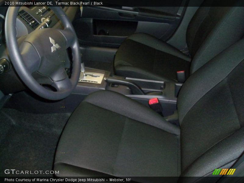 Tarmac Black Pearl / Black 2010 Mitsubishi Lancer DE