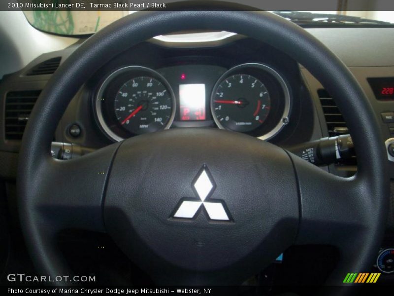 Tarmac Black Pearl / Black 2010 Mitsubishi Lancer DE
