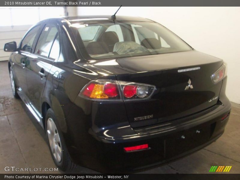 Tarmac Black Pearl / Black 2010 Mitsubishi Lancer DE