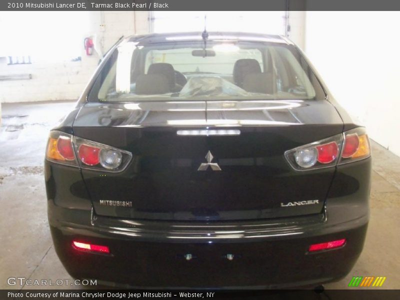 Tarmac Black Pearl / Black 2010 Mitsubishi Lancer DE
