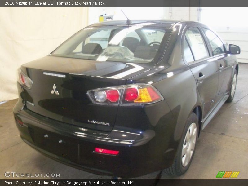 Tarmac Black Pearl / Black 2010 Mitsubishi Lancer DE