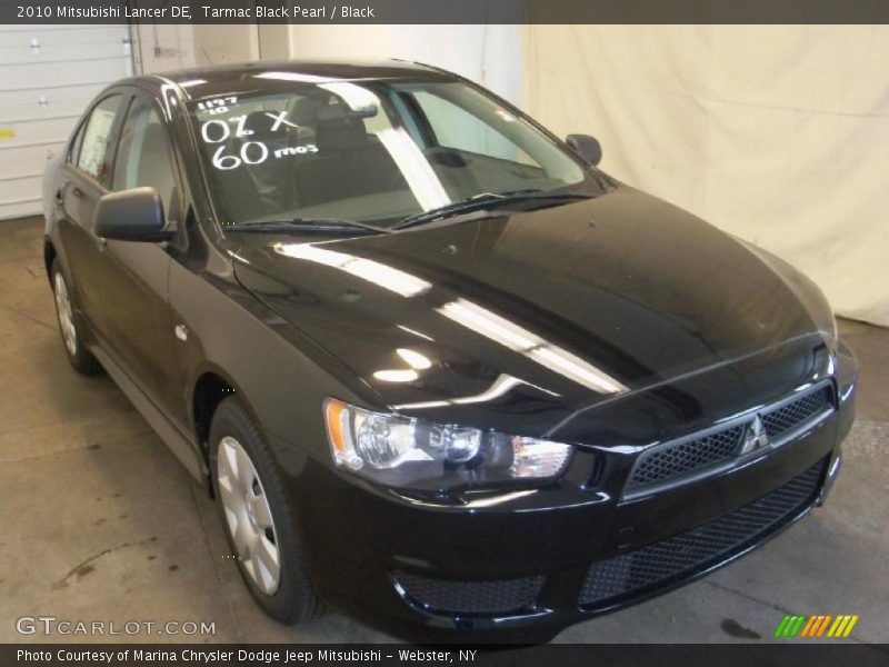 Tarmac Black Pearl / Black 2010 Mitsubishi Lancer DE