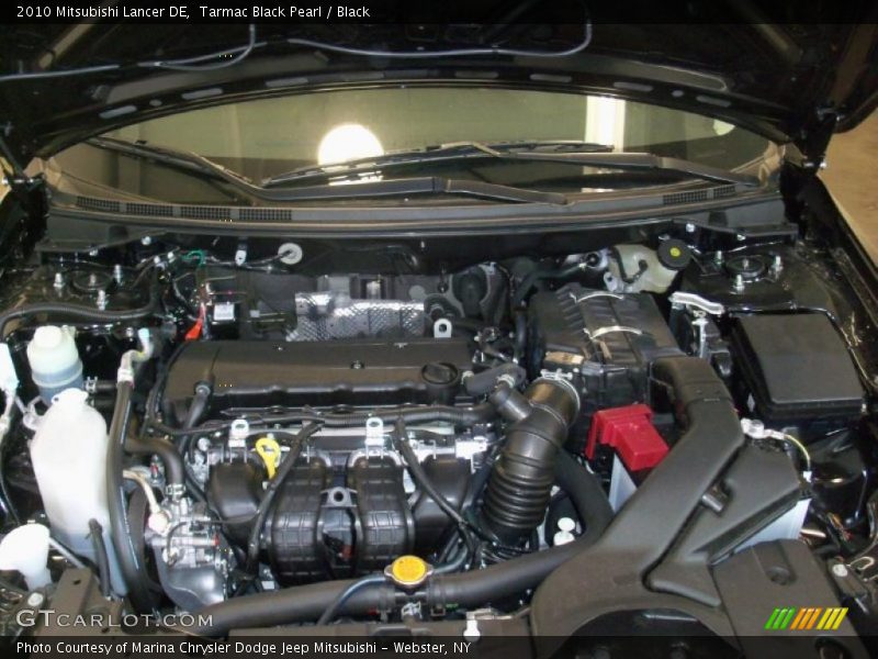 Tarmac Black Pearl / Black 2010 Mitsubishi Lancer DE