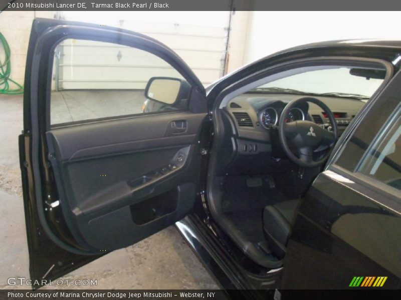 Tarmac Black Pearl / Black 2010 Mitsubishi Lancer DE
