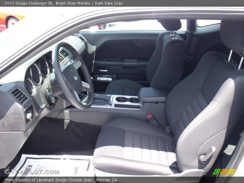 Bright Silver Metallic / Dark Slate Gray 2010 Dodge Challenger SE