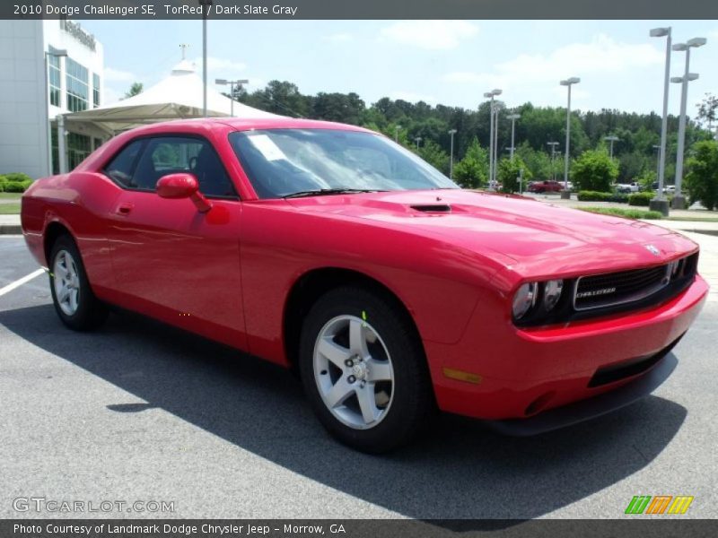 TorRed / Dark Slate Gray 2010 Dodge Challenger SE