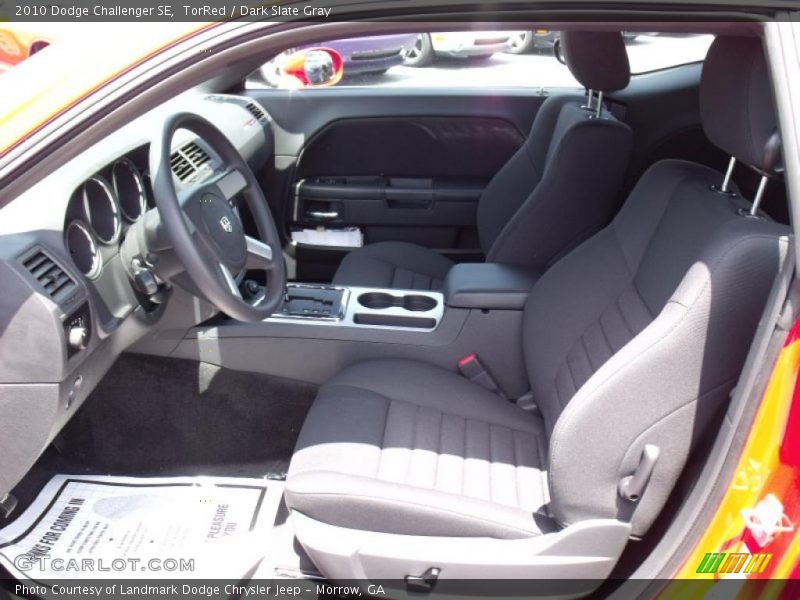 TorRed / Dark Slate Gray 2010 Dodge Challenger SE