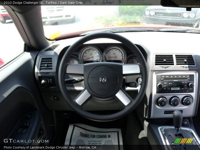 TorRed / Dark Slate Gray 2010 Dodge Challenger SE