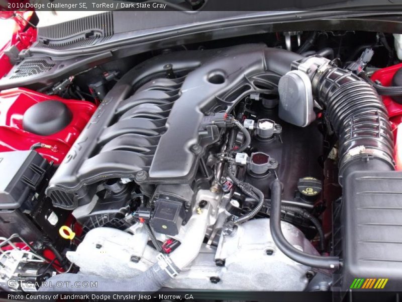 TorRed / Dark Slate Gray 2010 Dodge Challenger SE