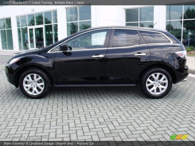 Brilliant Black / Sand 2007 Mazda CX-7 Grand Touring