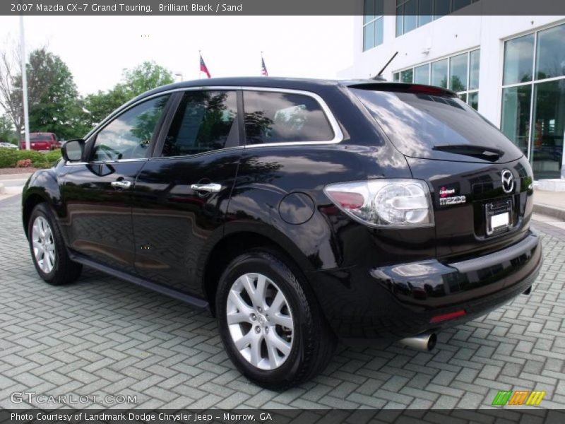 Brilliant Black / Sand 2007 Mazda CX-7 Grand Touring