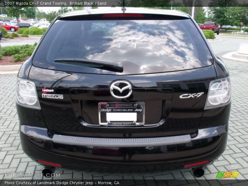 Brilliant Black / Sand 2007 Mazda CX-7 Grand Touring