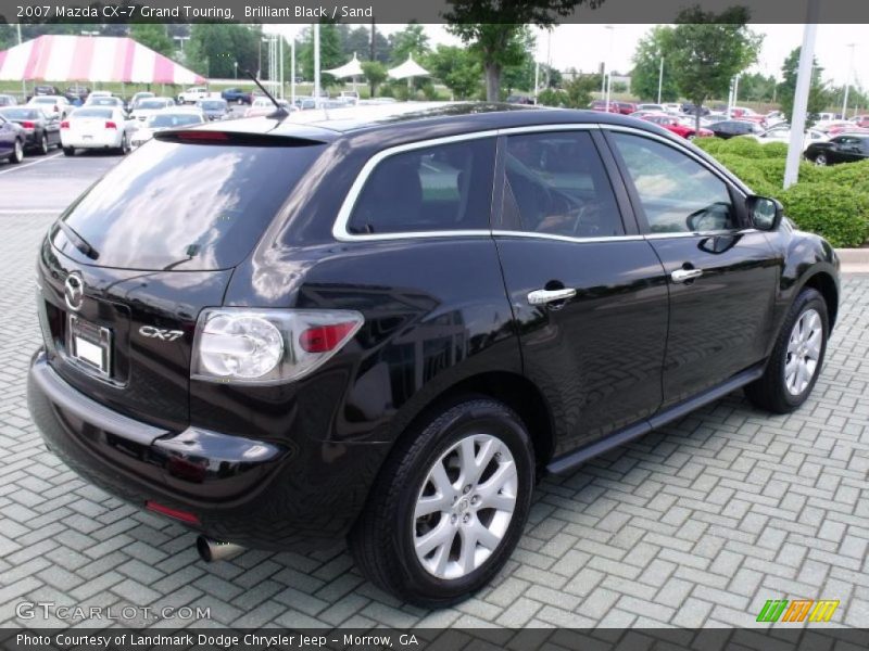 Brilliant Black / Sand 2007 Mazda CX-7 Grand Touring