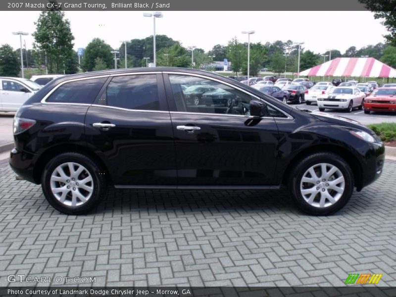 Brilliant Black / Sand 2007 Mazda CX-7 Grand Touring