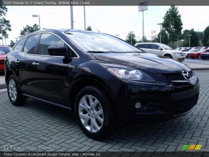 Brilliant Black / Sand 2007 Mazda CX-7 Grand Touring