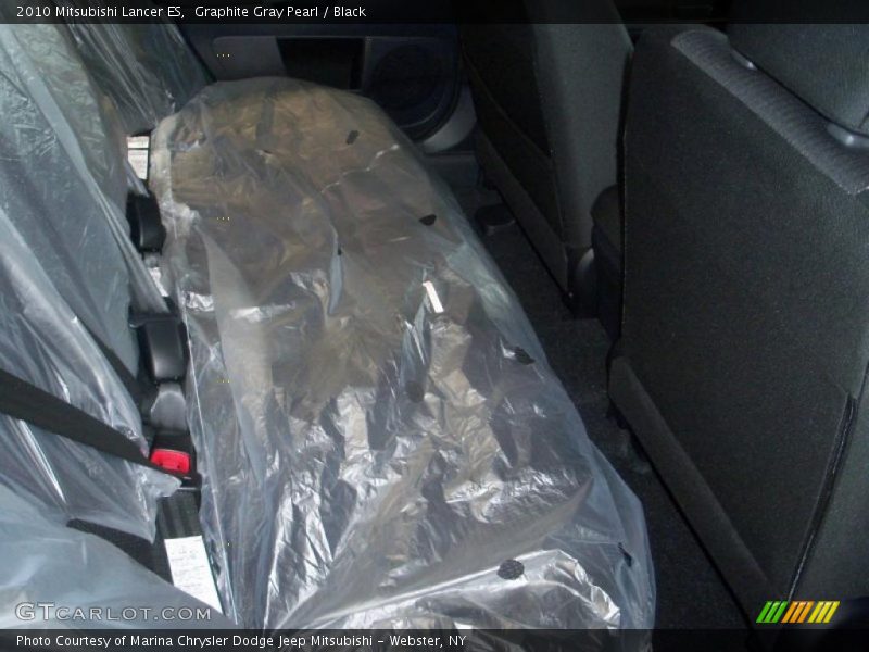 Graphite Gray Pearl / Black 2010 Mitsubishi Lancer ES