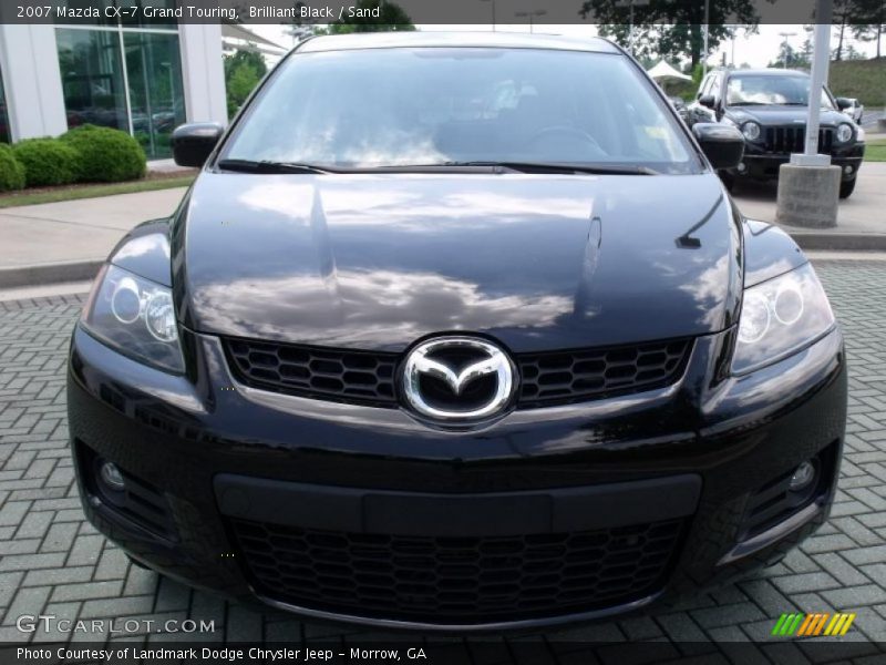 Brilliant Black / Sand 2007 Mazda CX-7 Grand Touring