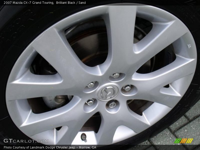 Brilliant Black / Sand 2007 Mazda CX-7 Grand Touring