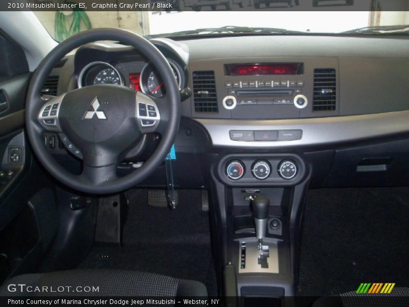 Graphite Gray Pearl / Black 2010 Mitsubishi Lancer ES