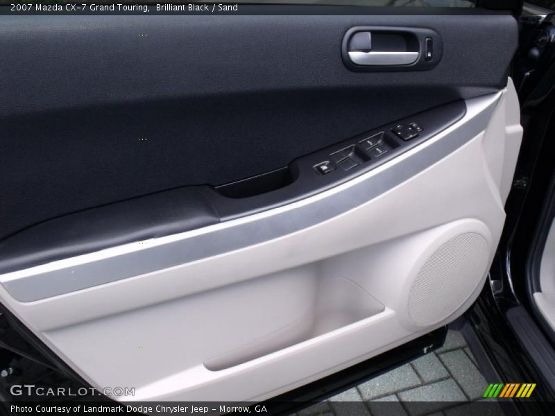 Brilliant Black / Sand 2007 Mazda CX-7 Grand Touring