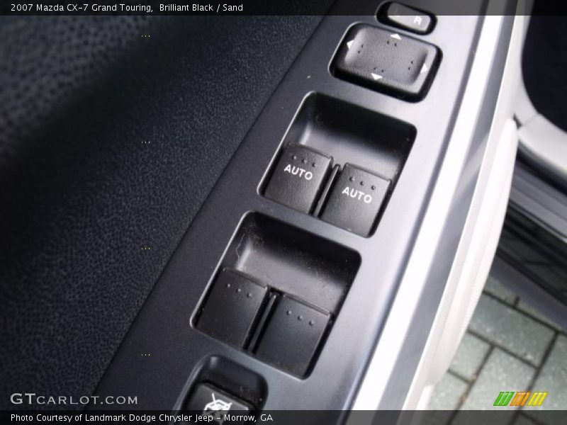 Brilliant Black / Sand 2007 Mazda CX-7 Grand Touring