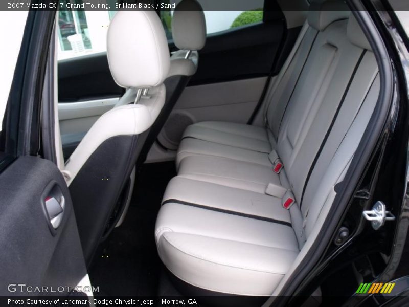 Brilliant Black / Sand 2007 Mazda CX-7 Grand Touring